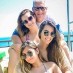 família queda avião