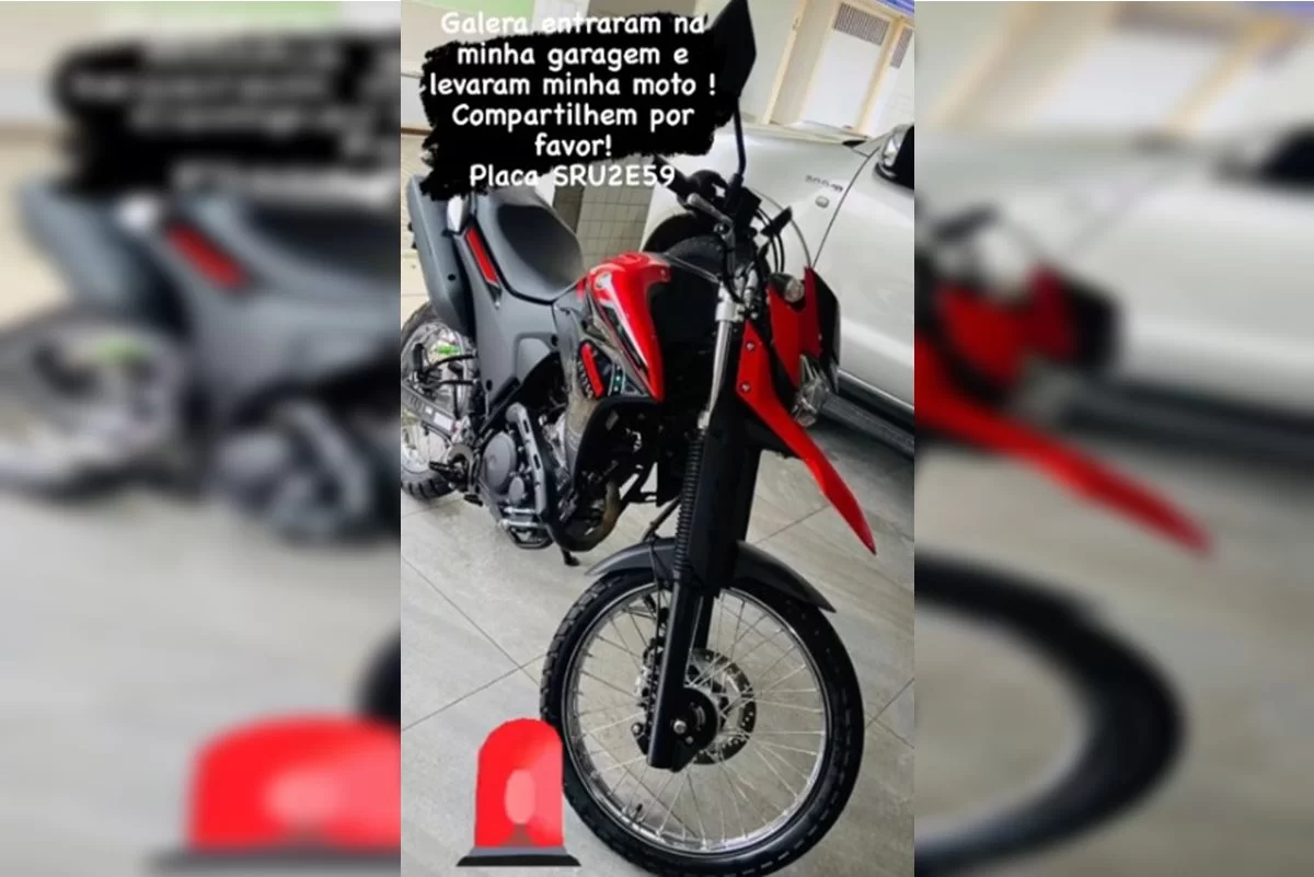 lutador buscava moto roubada